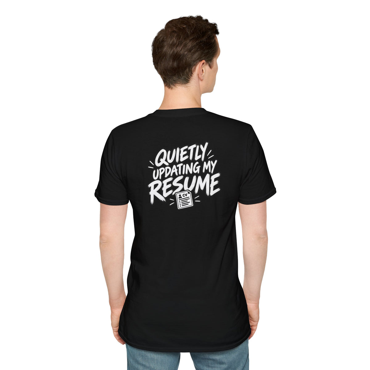Funny Dark Humor Shirt Quietly Updating My Resume Funny Office Tee Unique Gift