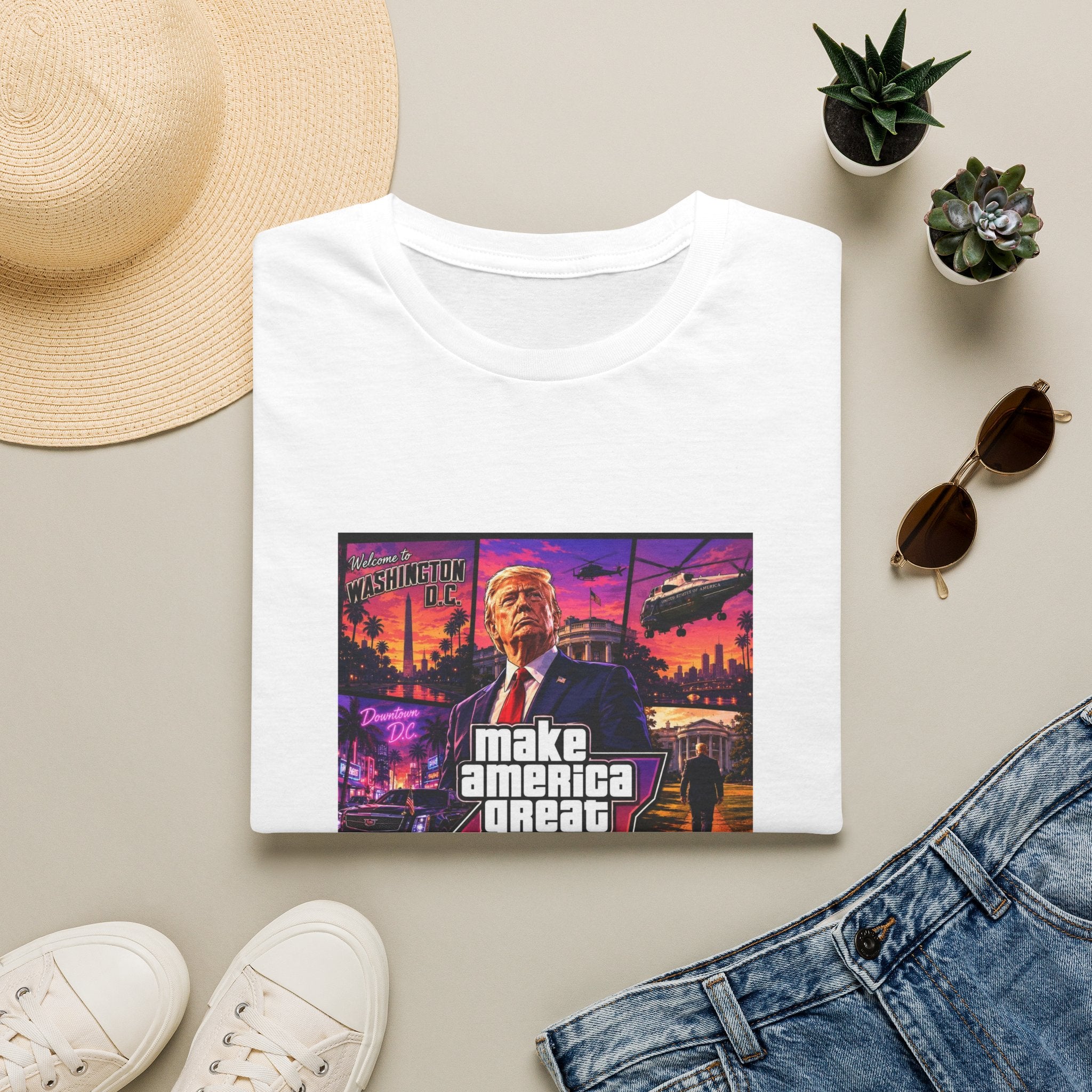 Funny Trump Make America Great Again T-Shirt Patriotic Political Trump Artwork