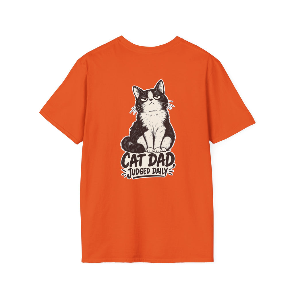 Cat Dad Shirt Judged Daily Funny Cat Lover Graphic Tee Dark Humor Tee Unique Gift Funny Tshirt