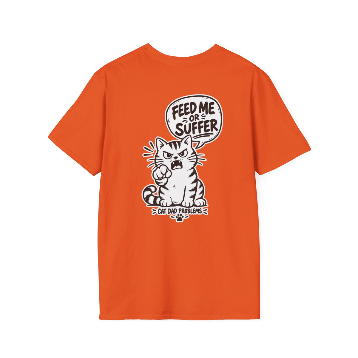 Cat Dad Shirt Pet Lover Tshirt Funny Cat Lover Graphic Tee Dark Humor Tee Unique Gift Funny Tshirt