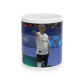 Epic Turkish Shooter Guy Yusuf Dikec Paris 2024 Coffee Tea Ceramic Mug Olympics