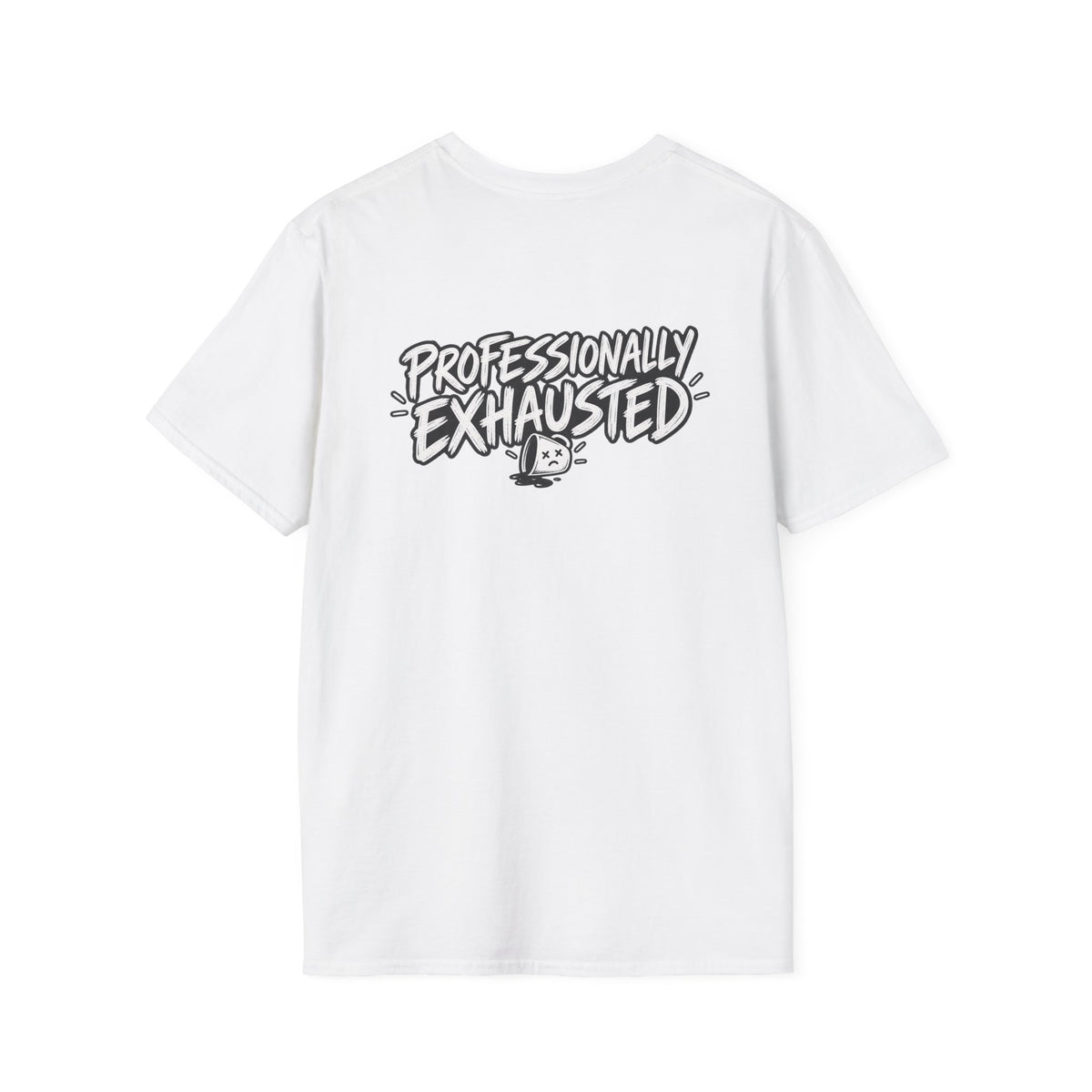 Funny Dark Humor Shirt Professionally Exhausted Funny Office Tee Unique Gift