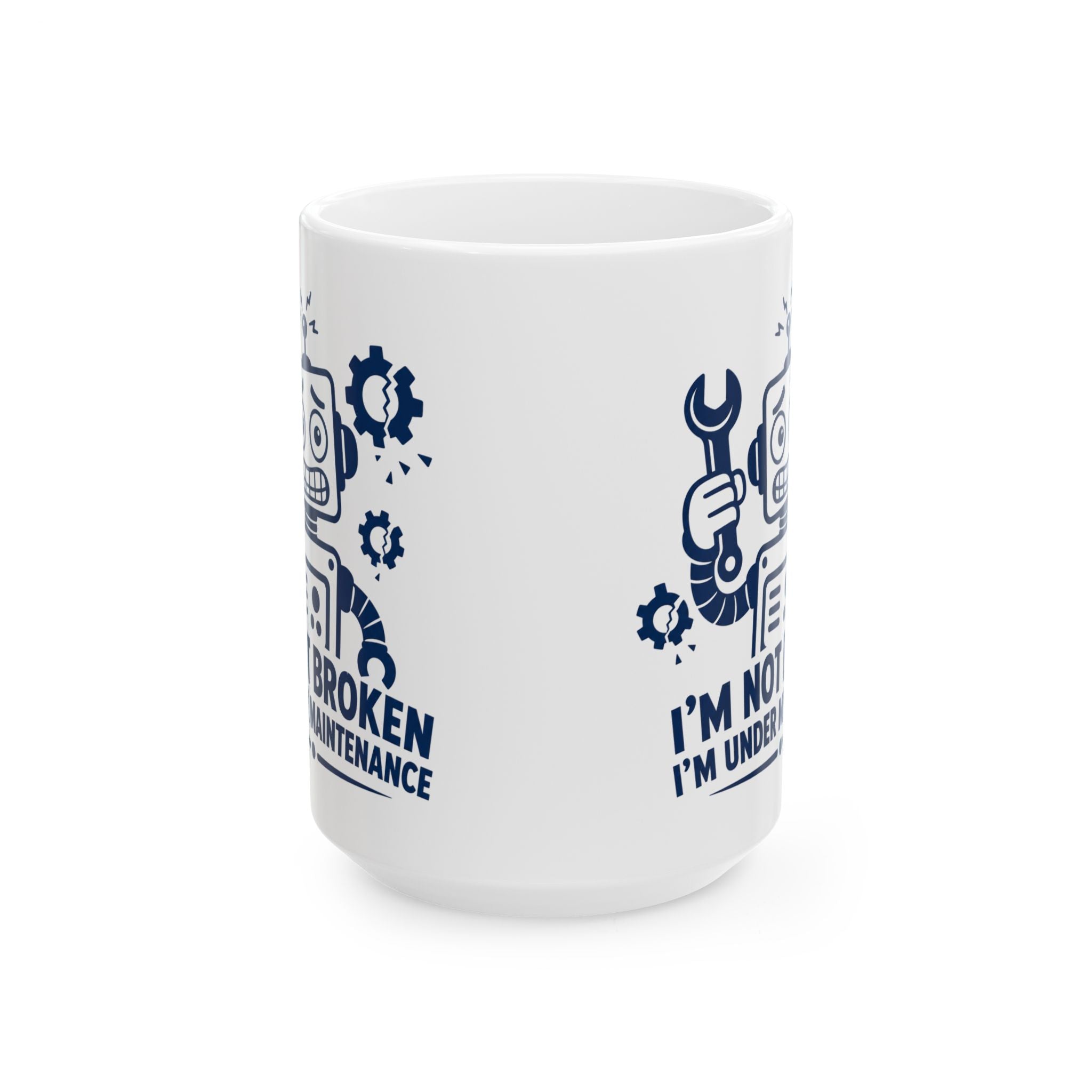 Funny AI Robot Mug Programmer Coding Humor Software Engineer Gift 11oz Coffee Cup Best Gift Coworkers Office