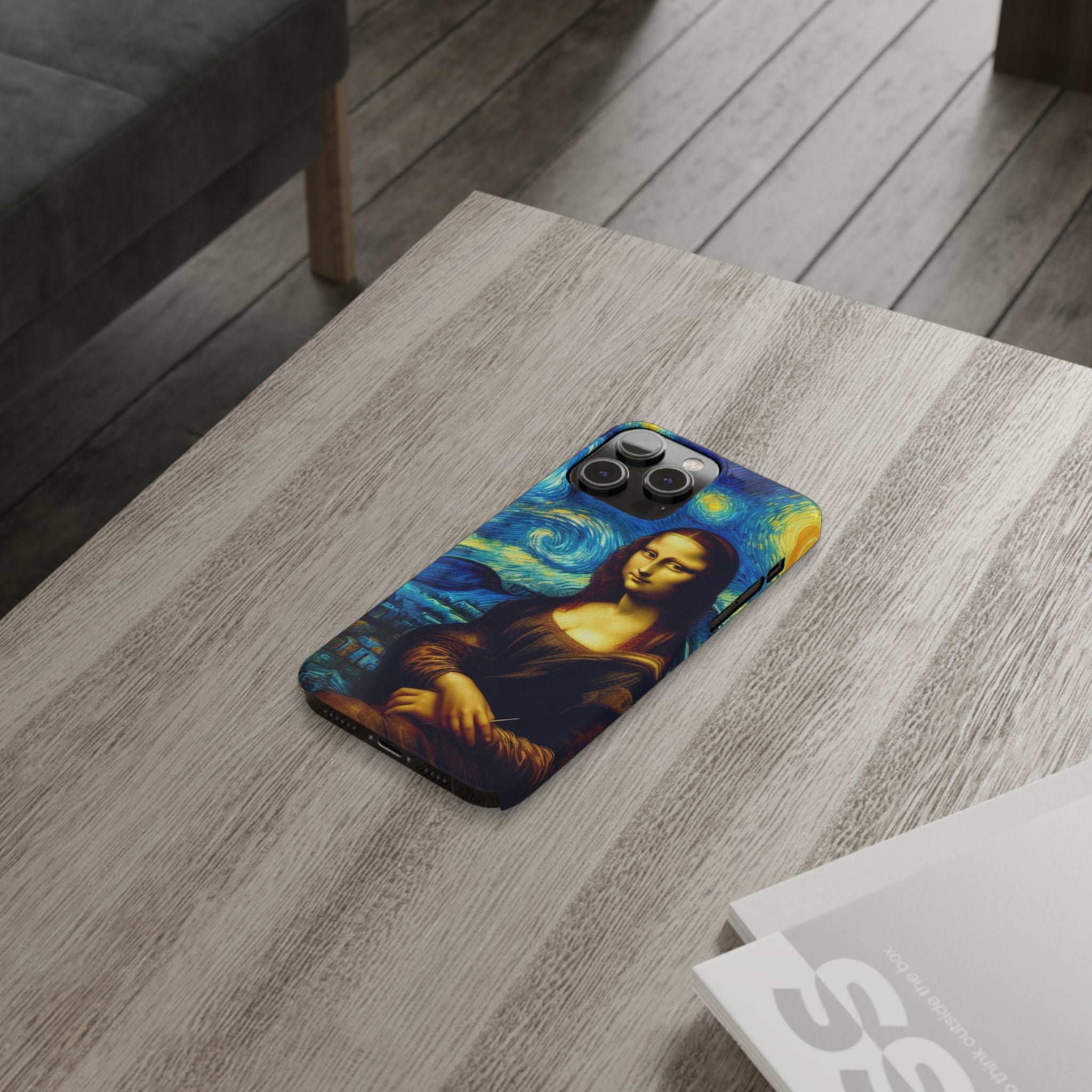 Funny Mona Lisa Phone Cases Van Gogh Starry Night Case Unique Gift iPhone 17 New