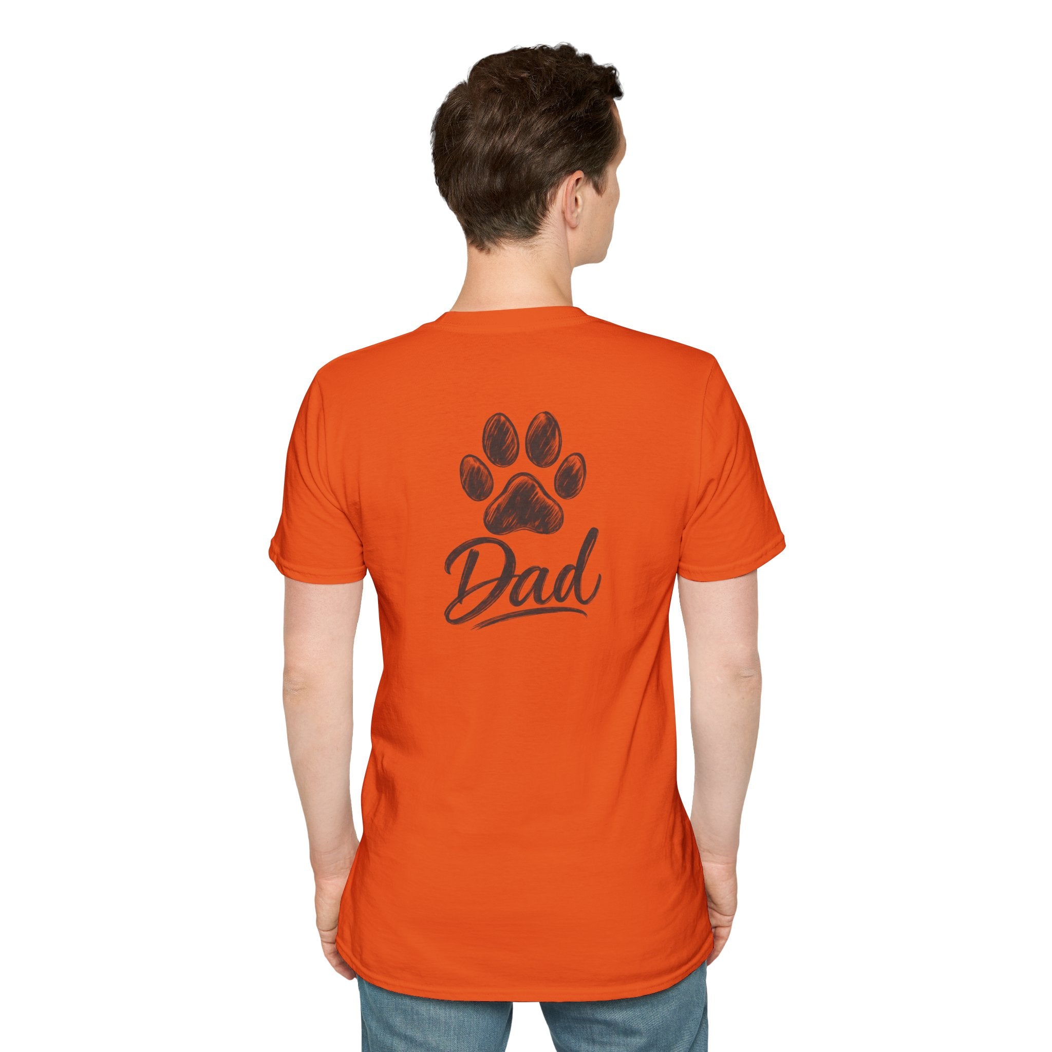 Funny cat dad graphic tee