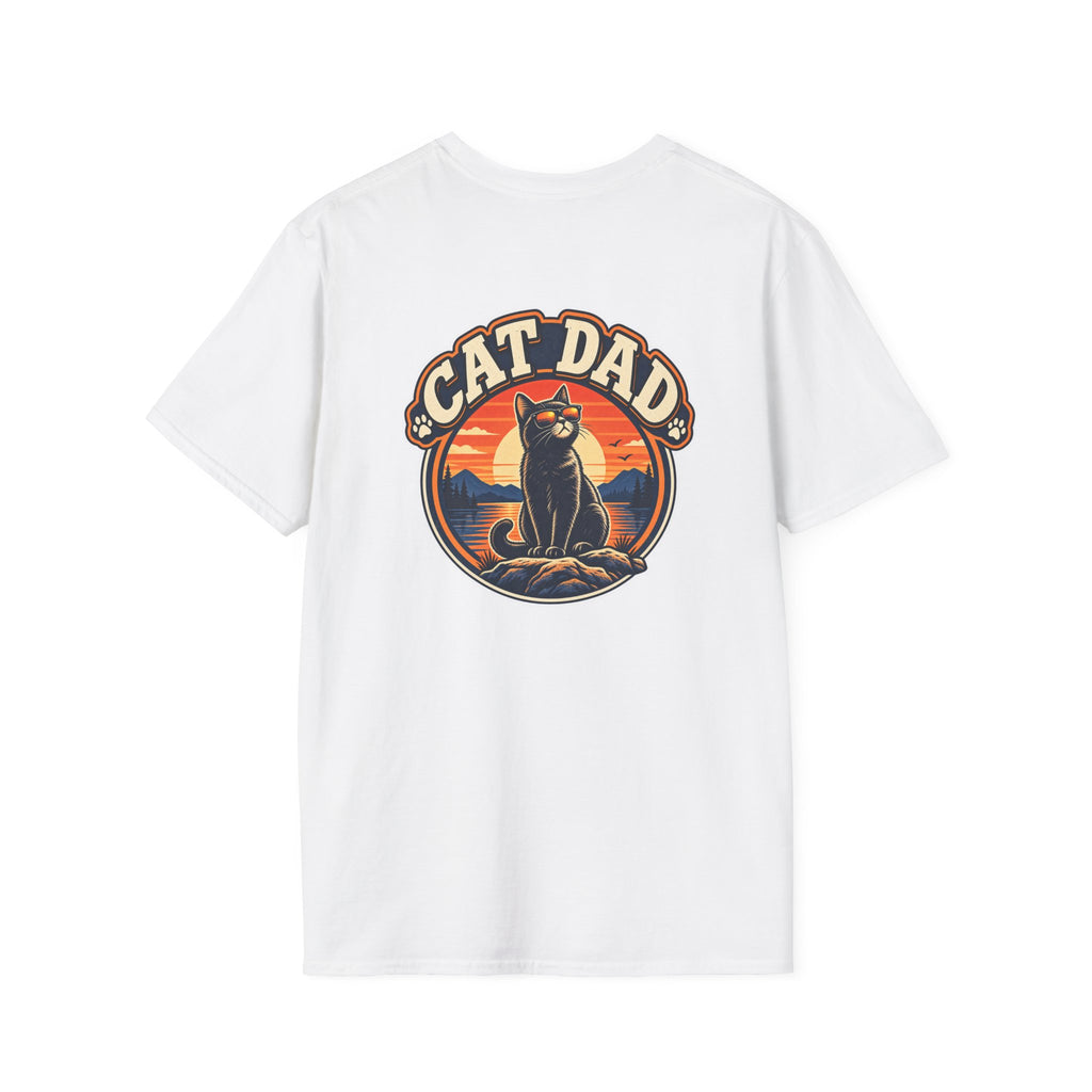 Cat Dad Shirt Pet Lover Tshirt Funny Cat Lover Graphic Tee Dark Humor Tee Unique Gift Funny Tshirt