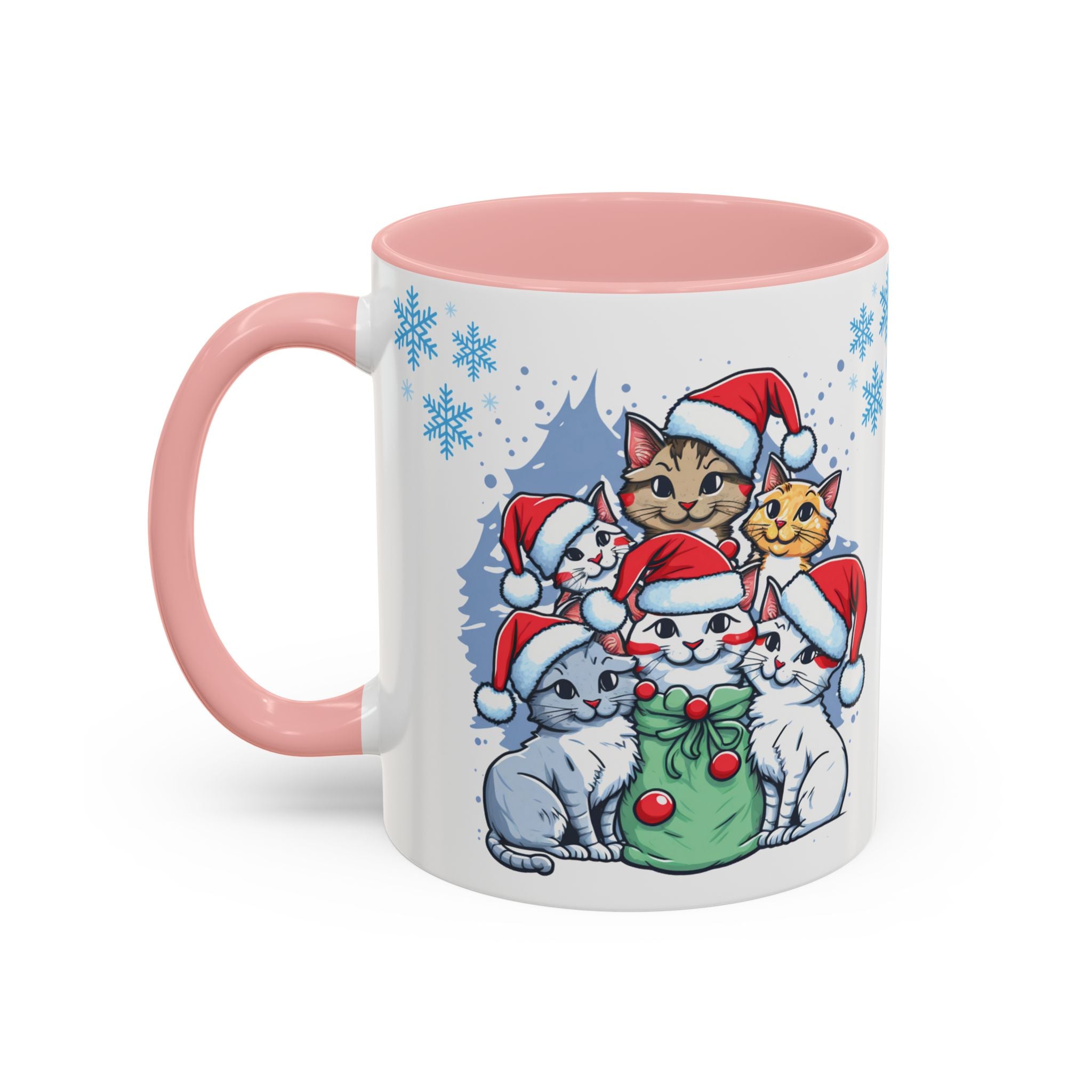 Christmas Ceramic Mug Cat Best Gift Holiday Festive Cup Christmas Gift Cute Kids
