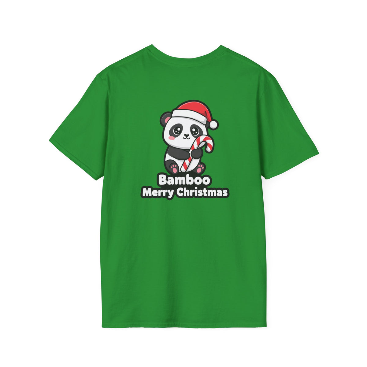 Cute Christmas Shirt Bamboo Merry Christmas Funny Animal Unisex Softstyle Tee Christmas Gift