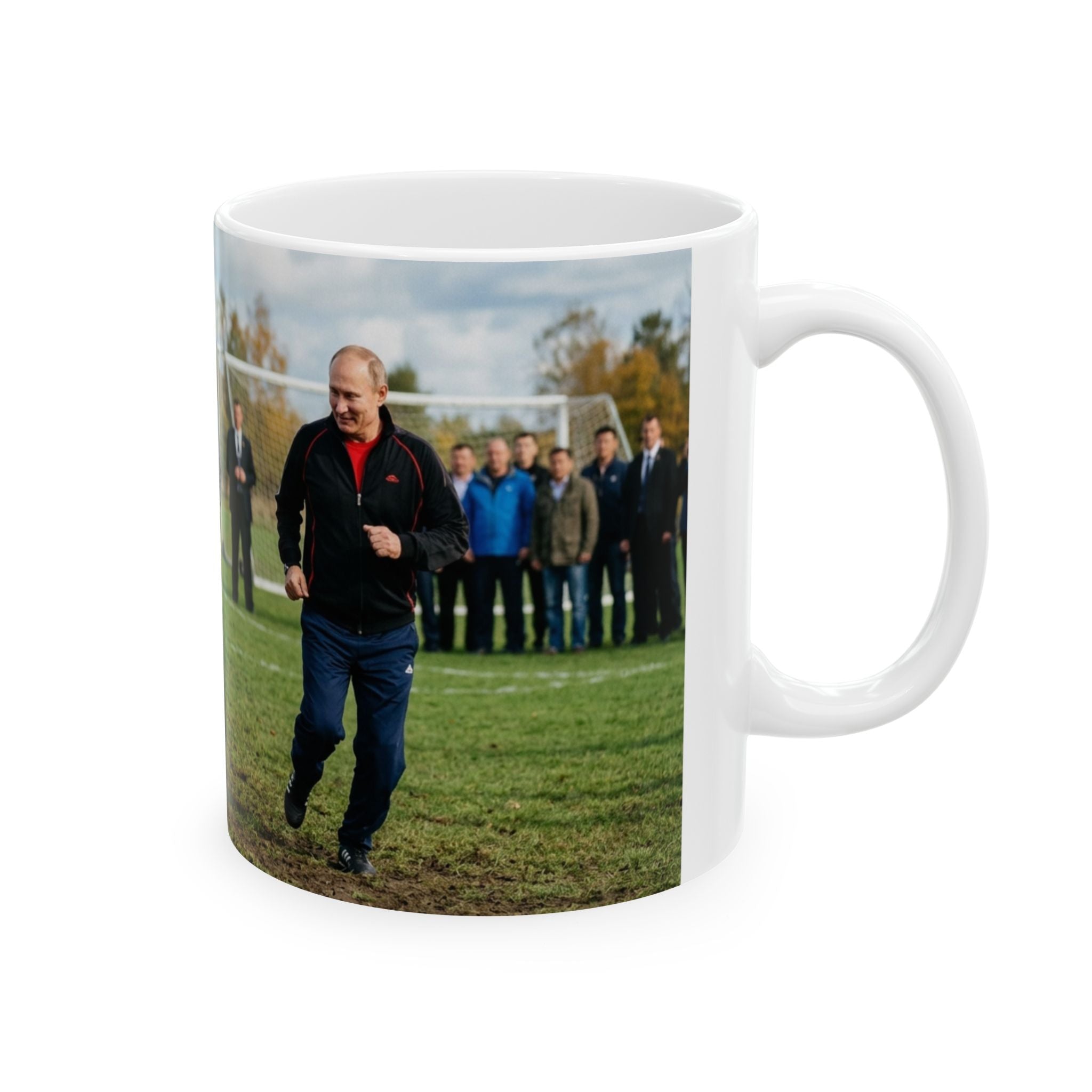 Funny Donald Trump Mug Kim Putin Ceramic Coffee Cup Tea Mug Football Gift Soccer