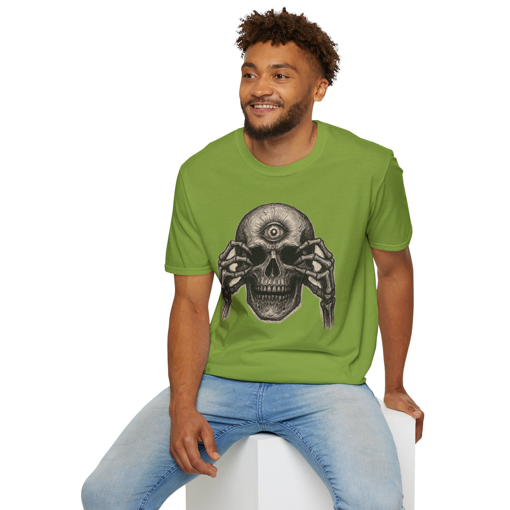 Mens Skull T-shirt Graphic Tees Skeleton Apparel Clothing Skulls Accessories Best Gift