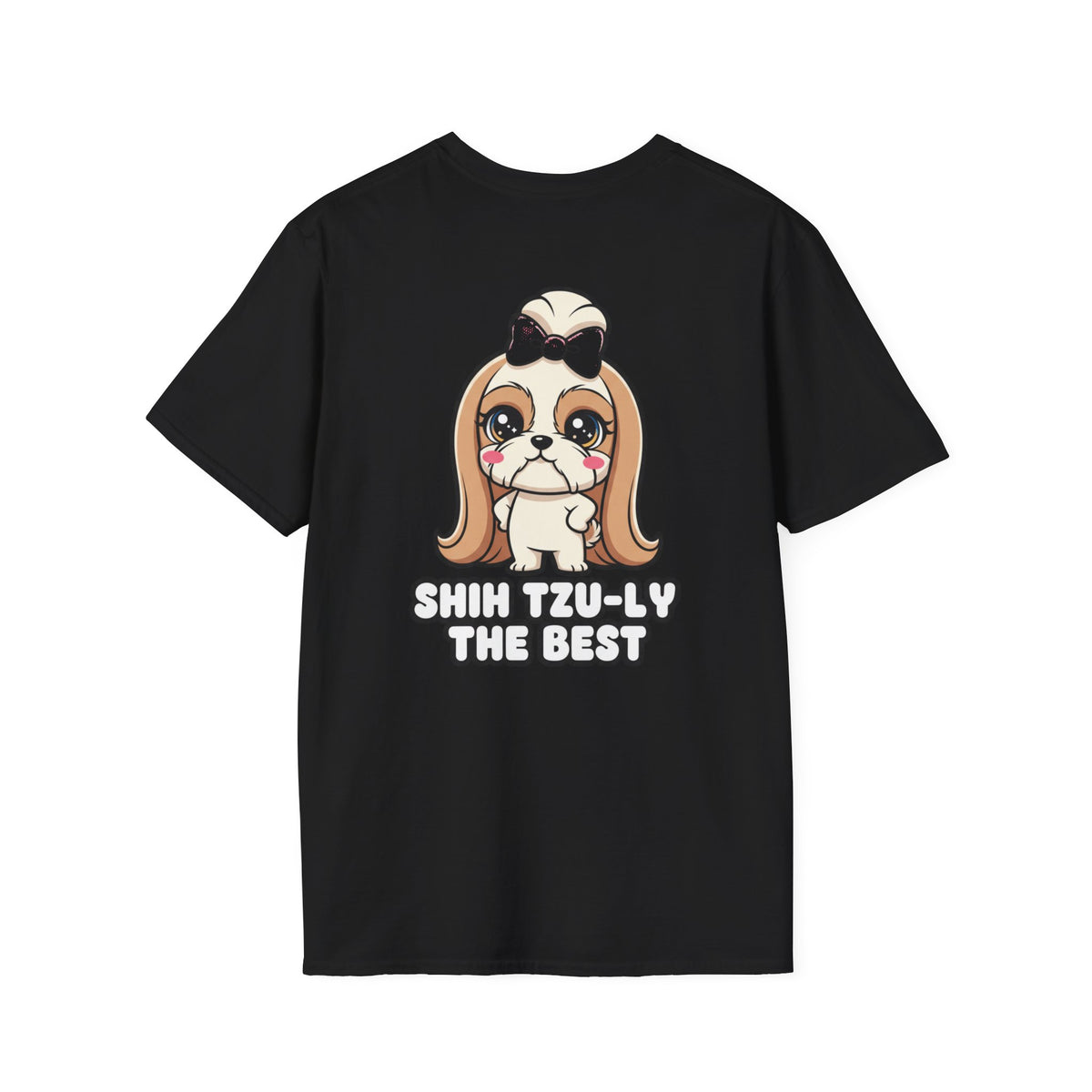 Cute Shih Tzu Shirt Shih Tzu-ly The Best Funny Dog Lover Unisex Softstyle Tee Gift