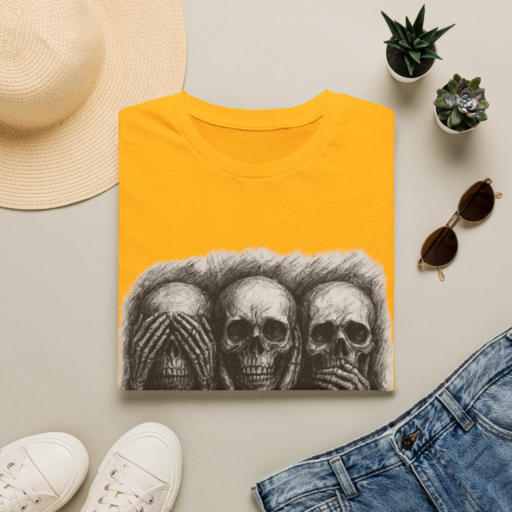 Mens Skull T-shirt Graphic Tees Skeleton Apparel Clothing Skulls Accessories Best Gift