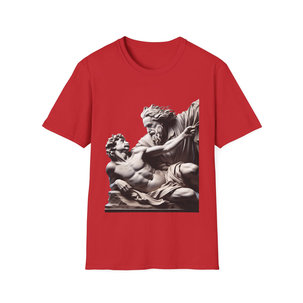 Funny Albert Einstein Unisex Softstyle T-Shirt Unique Gift Cotton T-shirt Art