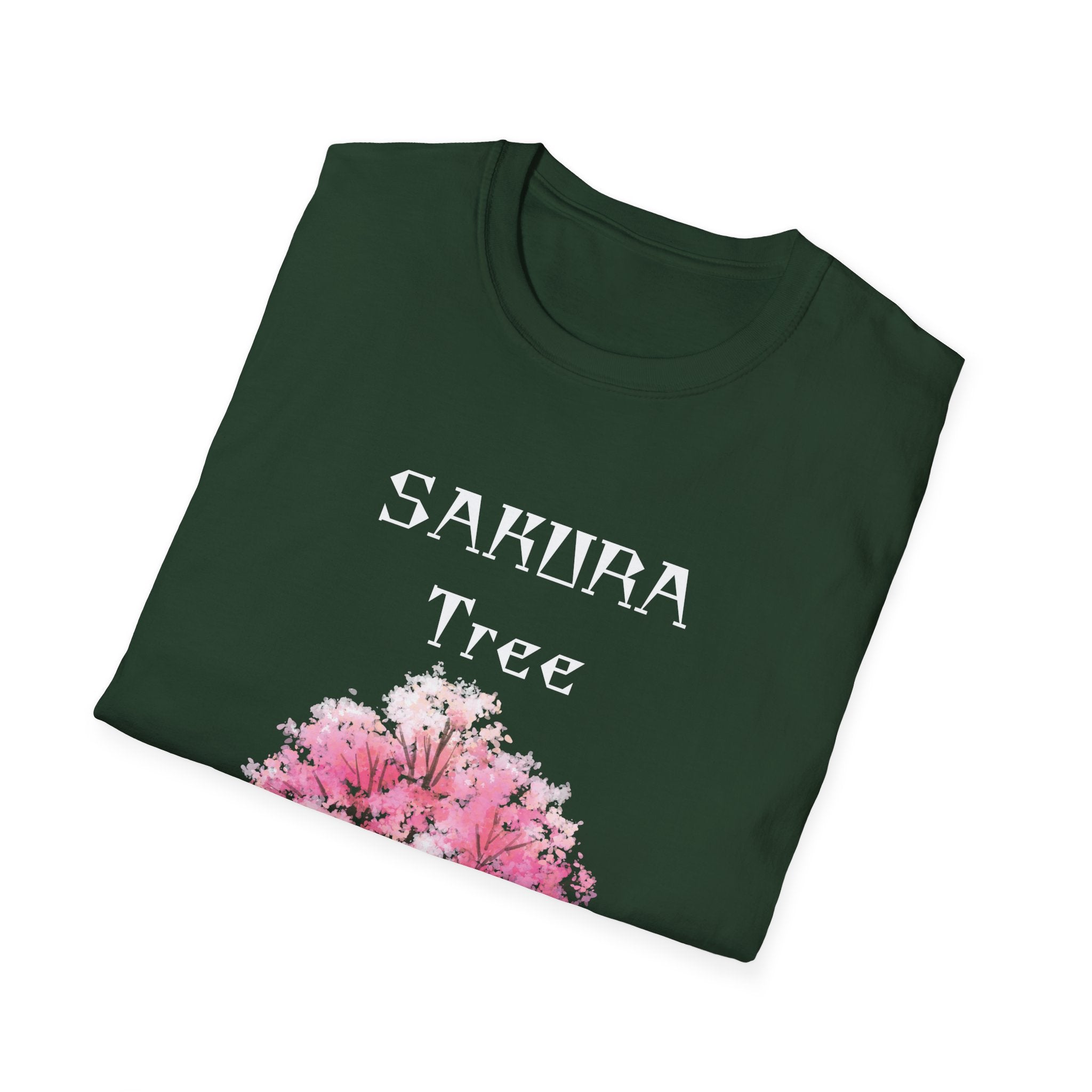 Sakura T-Shirt Japanese Art Shirt Unisex Softstyle Cherry Blossom Flower T-shirt