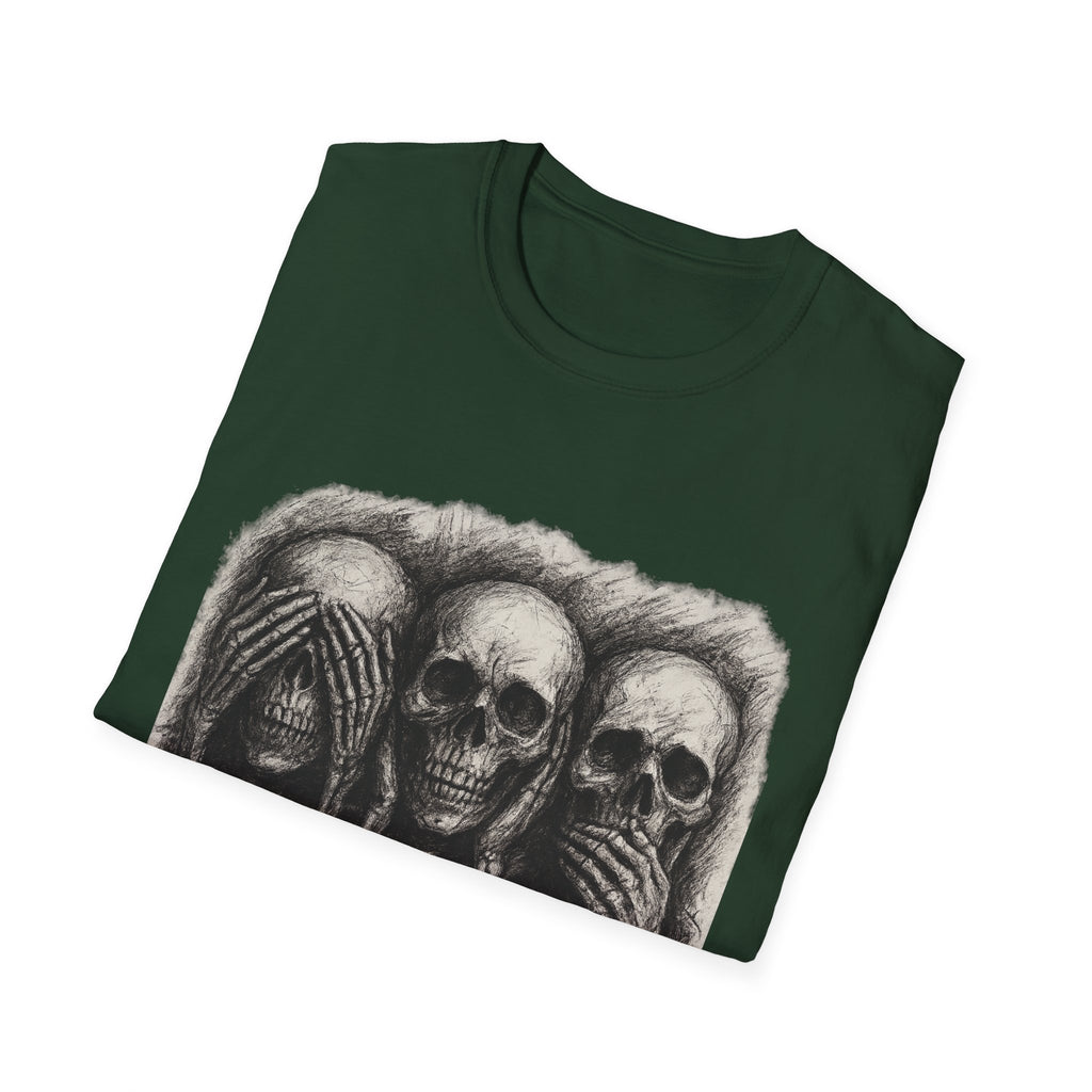 Mens Skull T-shirt Graphic Tees Skeleton Apparel Clothing Skulls Accessories Best Gift