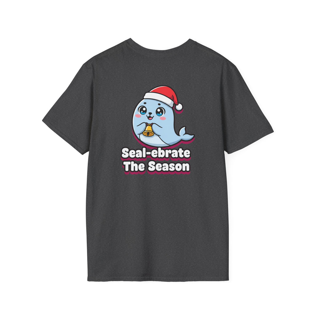 Cute Christmas Shirt Sealebrate The Season Funny Animal Unisex Softstyle Tee Christmas Gift