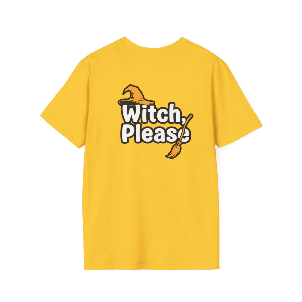 Dark Humor Halloween Shirt Witch Please Funny Sarcastic Witchy Unisex Softstyle Tee Adult Halloween Gift