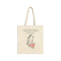 Lady Flower Cotton Canvas Shopping Tote Bag For School Recycle Handbag Fashion Best Gift