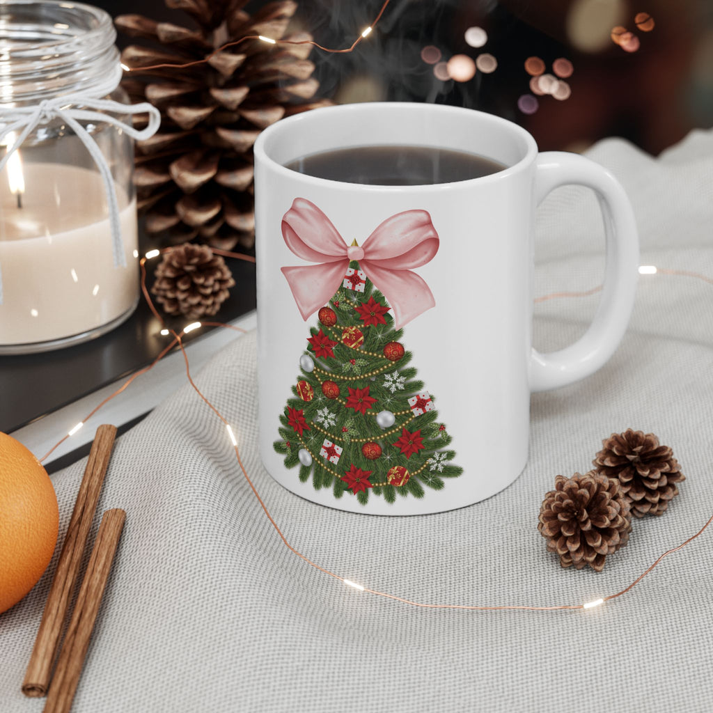 Pink Christmas Mug Christmas Tree Mug Cute Christmas Coffee Cup Funny Cute Gift 2026
