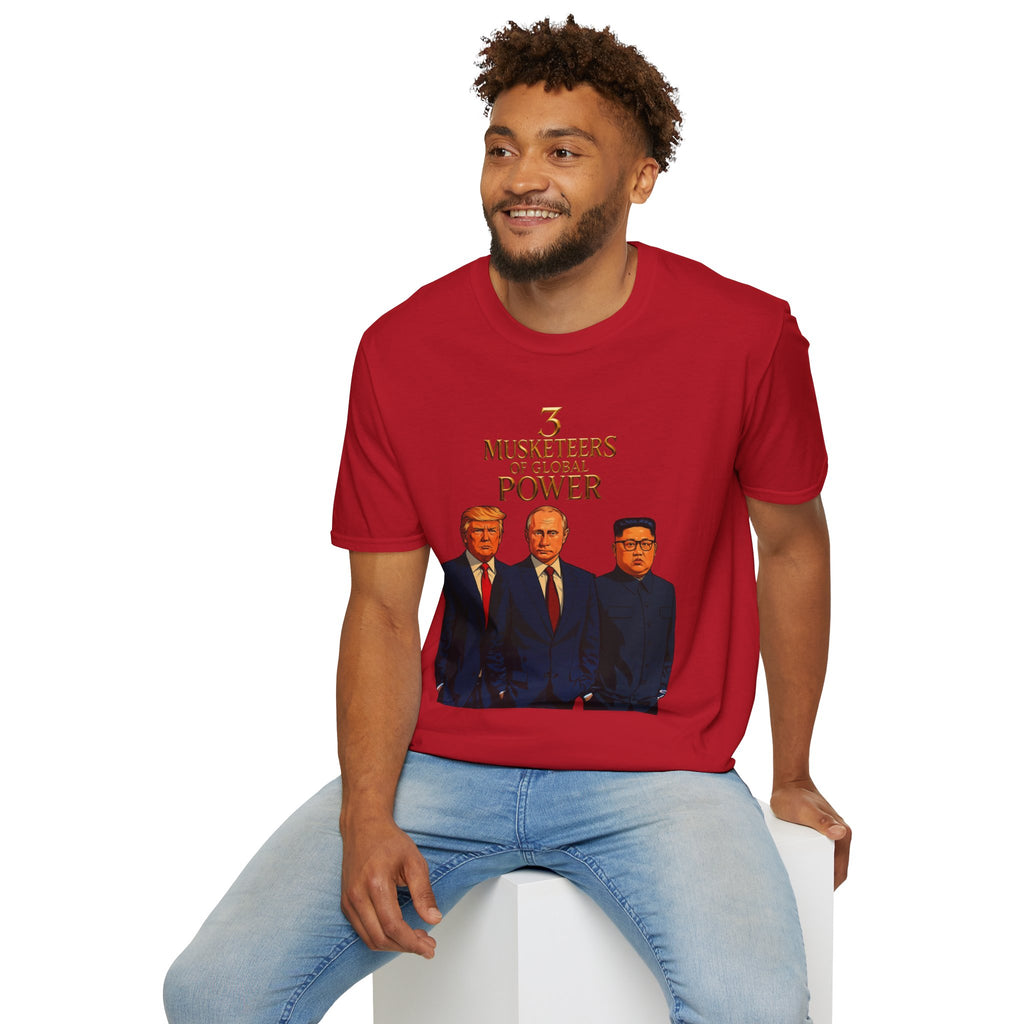 Funny Donald Trump Kim Putin T-Shirt Unique Unisex Softstyle Gift Men Woman Tee