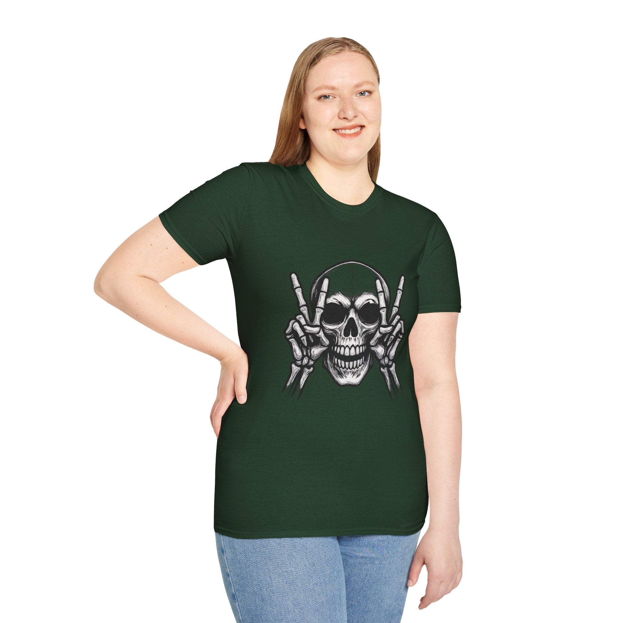 Mens Skull T-shirt Graphic Tees Skeleton Apparel Clothing Skulls Accessories Best Gift