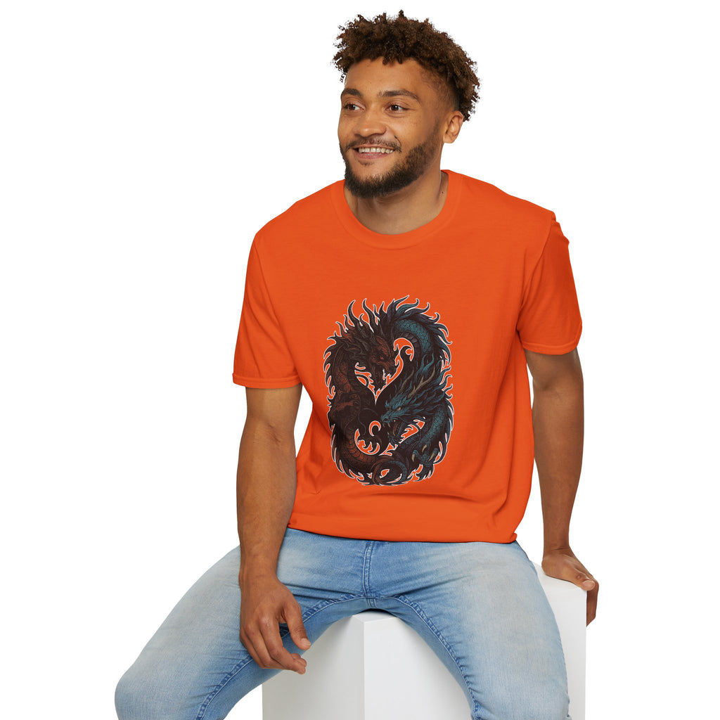Dragon T-shirt Men Women Graphic Tee Clothing Apparel Chinese Dagon Symbol Gift