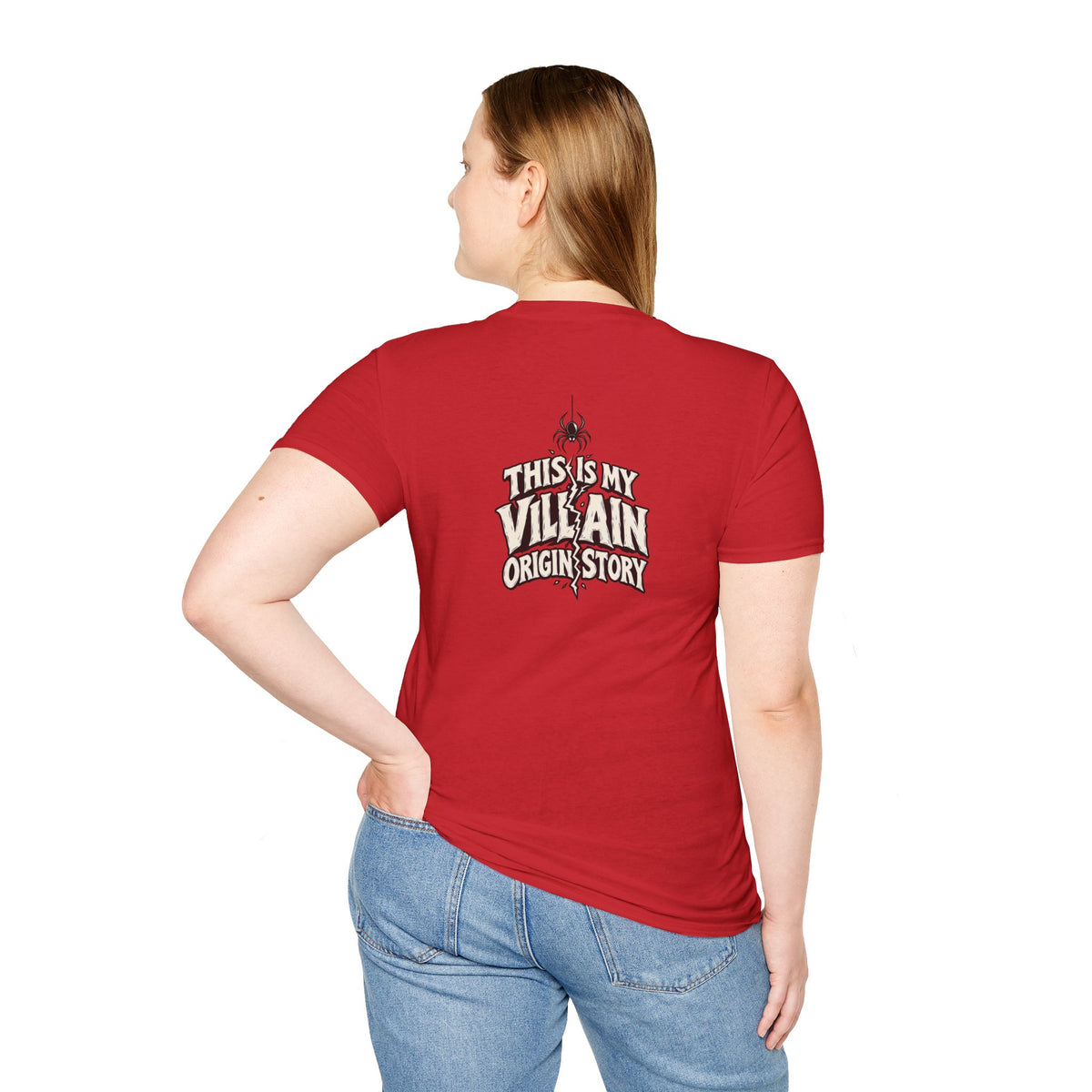 Dark Humor Halloween Shirt This Is My Villain Origin Story Funny Sarcastic Unisex Softstyle Tee Adult Halloween Gift