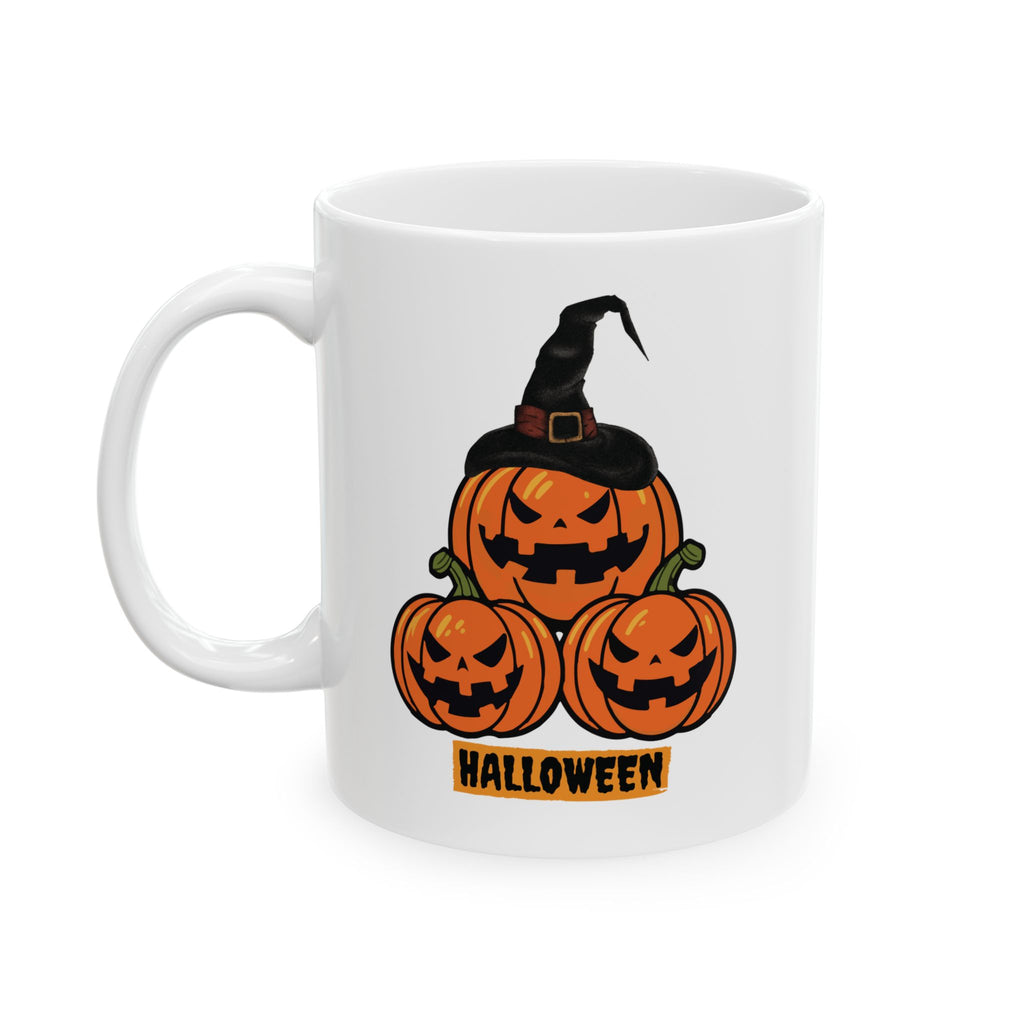 Halloween Cute Pumpkins Ghost Mug Coffee Funny Gift Happy Halloween Mug New 11oz