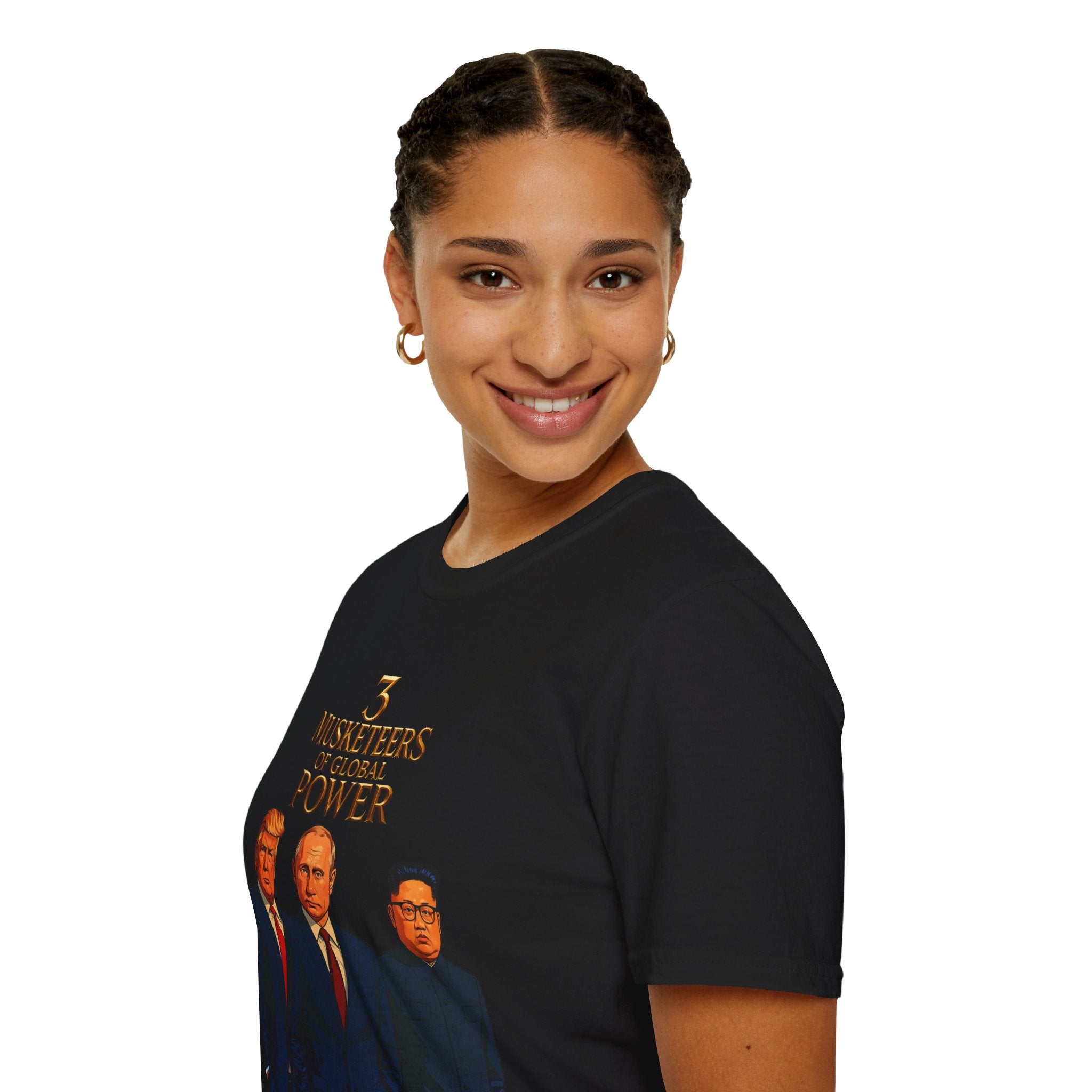 Funny Donald Trump Kim Putin T-Shirt Unique Unisex Softstyle Gift Men Woman Tee